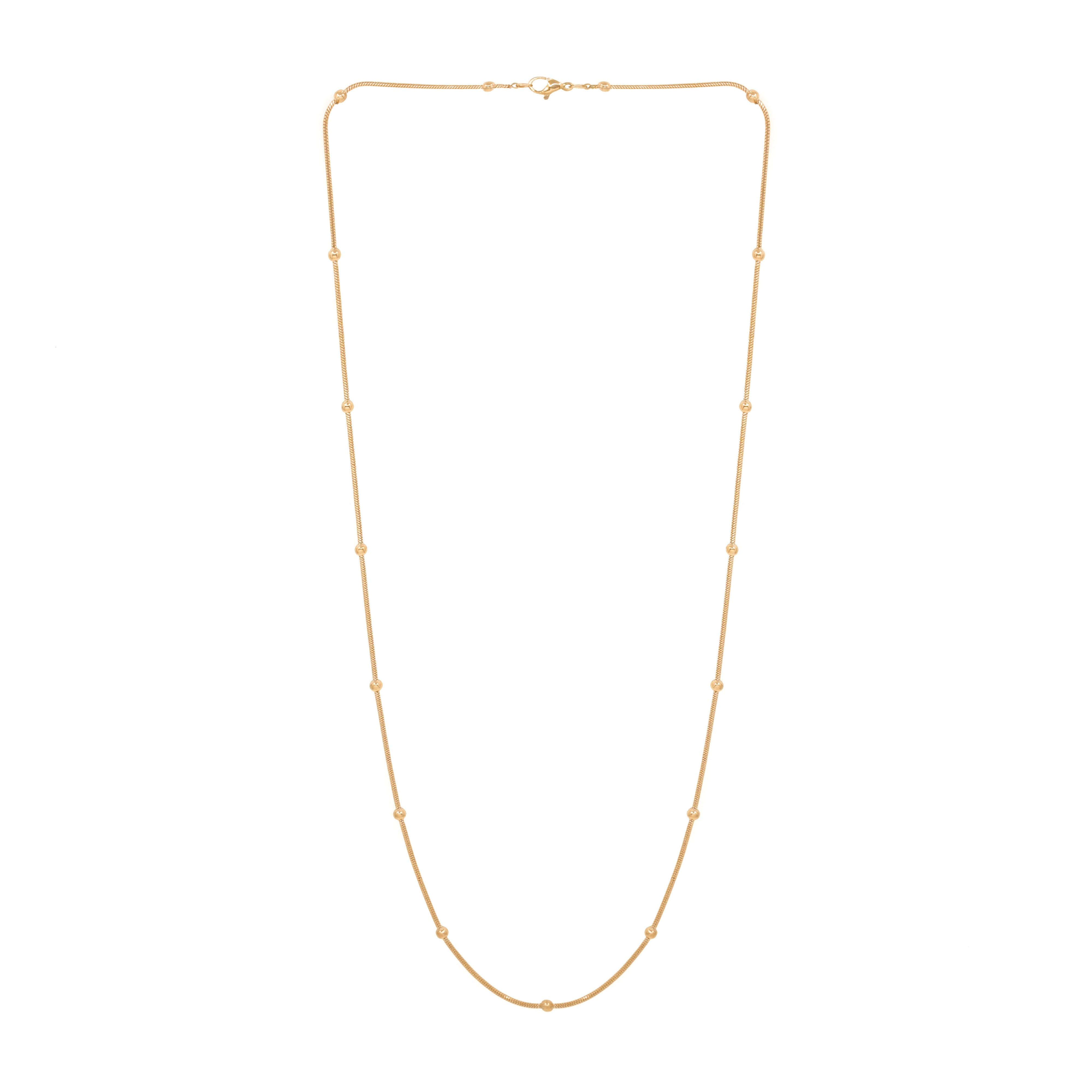 Bead Snake Chain - Long – Necklet™