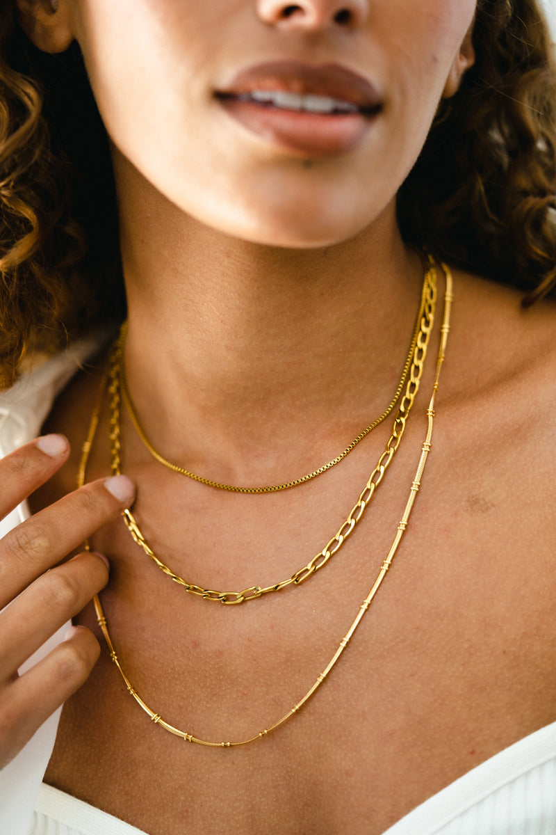  Layering Magnetic Necklace Clasp,18 K Gold and Silver