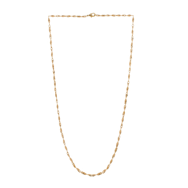 Gold Layered Chain & Pearl Necklace, Groovy's