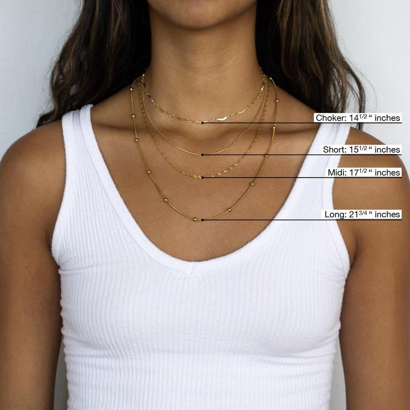 Twisted Bar Chain - Midi
